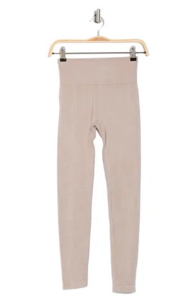 Yogalicious Stonewash Seamless Allure High Waist Leggings In Oak Brown