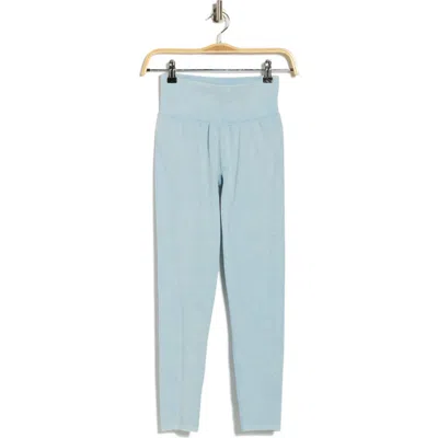 Yogalicious Stonewash Seamless Dream Vibes Leggings In Blue