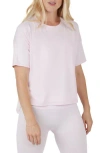 Yogalicious Supersoft Deluxe Boxy Crop T-shirt In Cherry Blossom