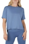 Yogalicious Supersoft Deluxe Boxy Crop T-shirt In Wild Wind