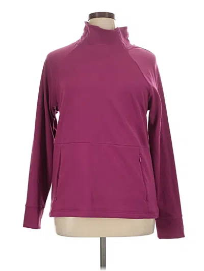 Pre-owned Yogalicious Sweatshirt In Burgundy