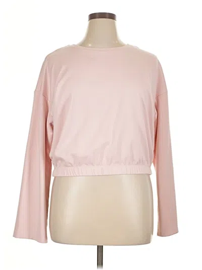 Pre-owned Yogalicious Sweatshirt In Pink