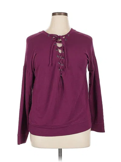 Pre-owned Yogalicious Sweatshirt In Purple