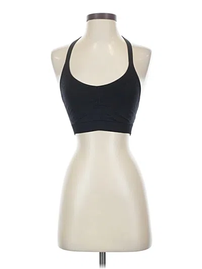 Pre-owned Yogalicious Tank Top Black Halter Neckline Tops