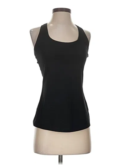 Pre-owned Yogalicious Tank Top Black Halter Neckline Tops