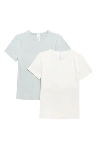 Yogalicious Tara Heavenly 2-pack Rib T-shirts In White