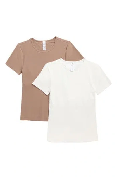 YOGALICIOUS YOGALICIOUS TARA HEAVENLY 2-PACK RIB T-SHIRTS
