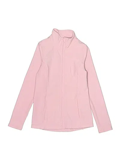 Pre-owned Yogalicious Kids' Track Jacket In Pink
