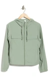 Yogalicious Trekki Vibrant Move Hooded Jacket In Green
