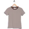 Yogalicious Truebasics Cotton Fitted Tee In Multi