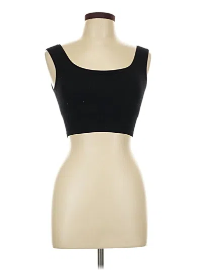 Pre-owned Yogalicious Tube Top Black Strapless Neckline Tops