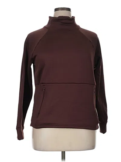Pre-owned Yogalicious Turtleneck Sweater In Brown