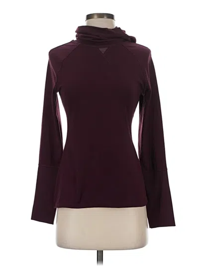 Pre-owned Yogalicious Turtleneck Sweater In Burgundy
