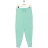 Yogalicious Washed Baby Fleece Joggers In Green