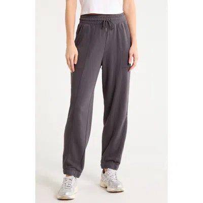 Yogalicious Washed Loop Terry Oversized Joggers In Gray