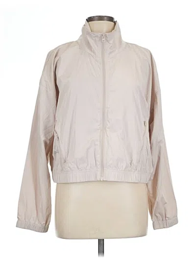 Pre-owned Yogalicious Windbreaker Jacket In Silver