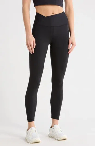 Yogalicious Wonderlink Rib Nola Leggings In Black