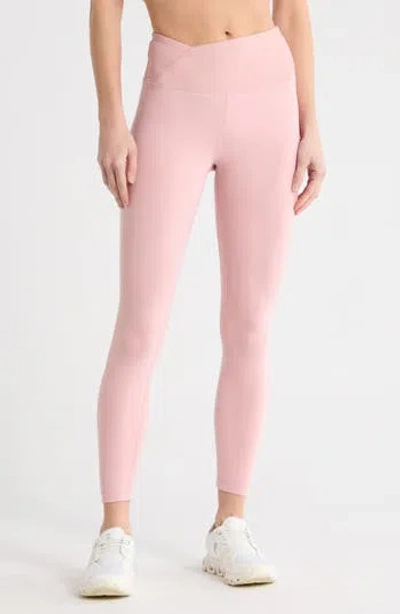 Yogalicious Wonderlink Rib Nola Leggings In Pink