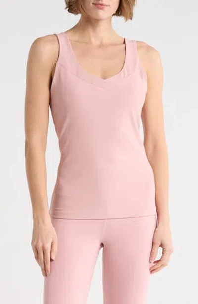Yogalicious Wonderlink Sora V-neck Tank In Pink