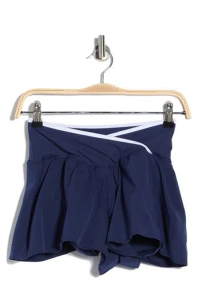 Yogalicious Woven Colby Crossover Shorts In Multi