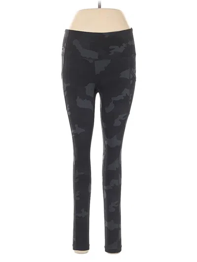 Pre-owned Yogalicious Yoga Pants In Black
