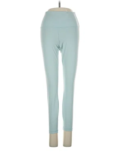 Pre-owned Yogalicious Yoga Pants In Teal