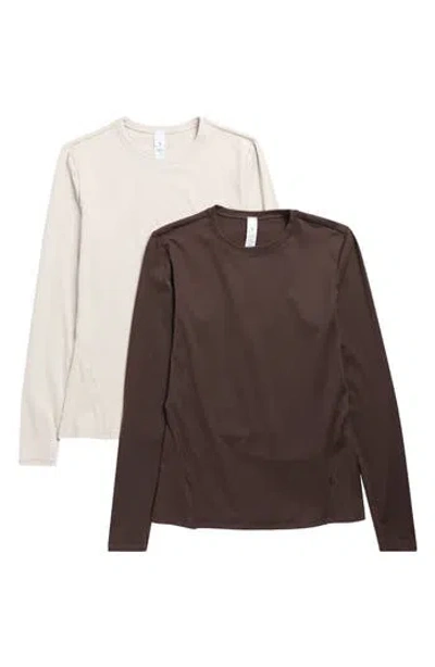 Yogalicious Zenly Zena Assorted 2-pack T-shirts In Black