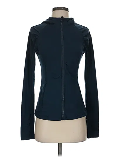 Pre-owned Yogalicious Zip Up Hoodie In Blue