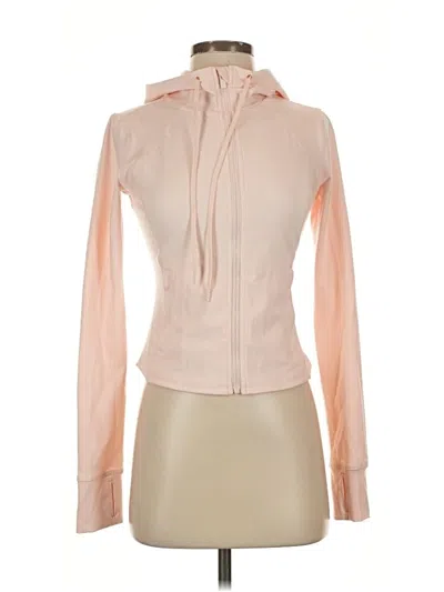 Pre-owned Yogalicious Zip Up Hoodie In Pink
