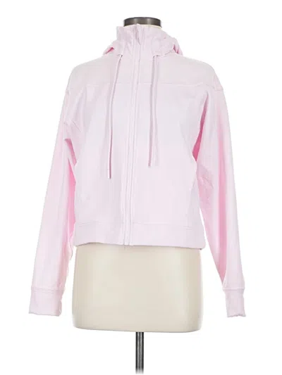 Pre-owned Yogalicious Zip Up Hoodie In Pink