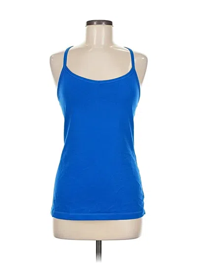 Pre-owned Yogasmoga Active Tank Top In Blue