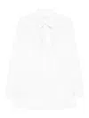 Yohji Yamamoto 100/2 Broad Switching Shirt In White