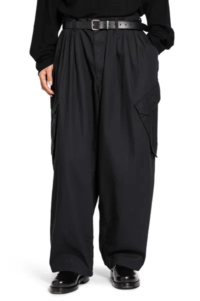 Yohji Yamamoto 12tuck Work Pants In Black