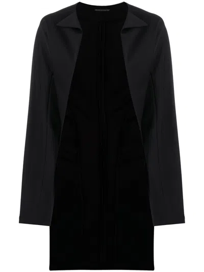 Pre-owned Yohji Yamamoto 1990s Cut-out Tail Jacket In Black