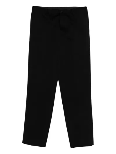 Pre-owned Yohji Yamamoto 1990s Wool Trousers In Black