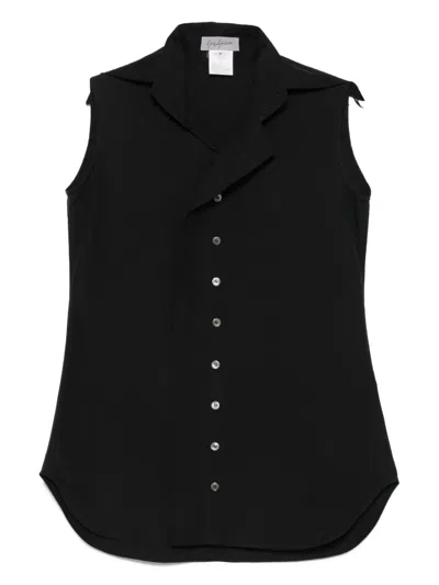 Pre-owned Yohji Yamamoto 2000s Button-up Vest In Black