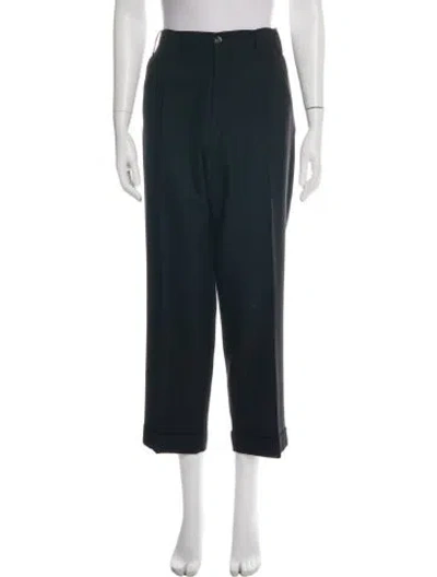 Pre-owned Yohji Yamamoto 2010's Wide Leg Pants In Black