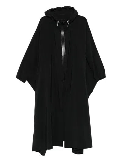 Pre-owned Yohji Yamamoto 2010s Hooded Cape In Black