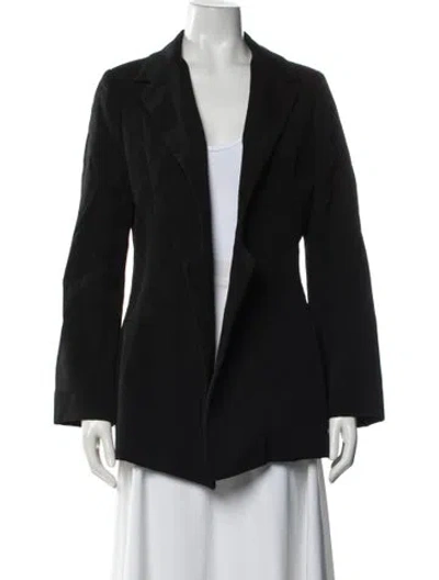 Pre-owned Yohji Yamamoto 2014 Wool Blazer In Black