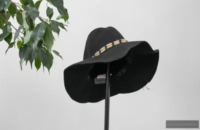 Pre-owned Yohji Yamamoto 2018aw Wool Hat In Black