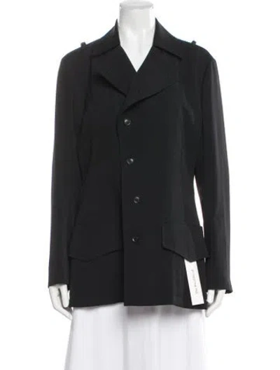 Pre-owned Yohji Yamamoto 2019 Wool Jacket In Black