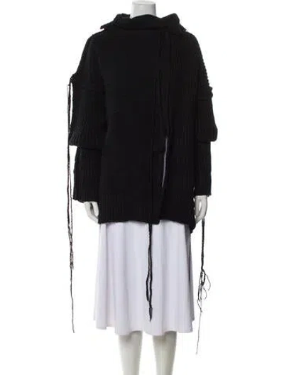 Pre-owned Yohji Yamamoto 2019 Wool Sweater In Black