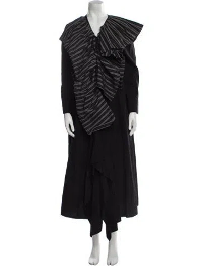 Pre-owned Yohji Yamamoto 2020 Long Dress In Blue