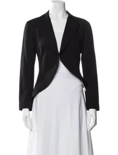 Pre-owned Yohji Yamamoto 2021 Wool Blazer In Black