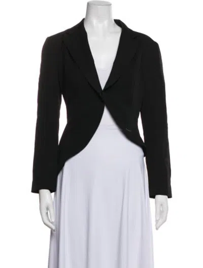 Pre-owned Yohji Yamamoto 2021 Wool Blazer In Black