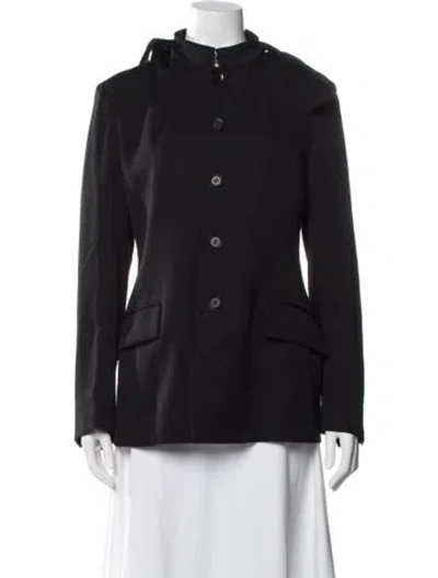 Pre-owned Yohji Yamamoto 2021 Wool Jacket In Black