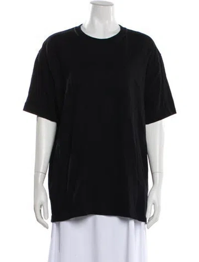 Pre-owned Yohji Yamamoto 2022 Crew Neck T-shirt In Black