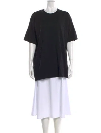 Pre-owned Yohji Yamamoto 2022 Crew Neck T-shirt In Black