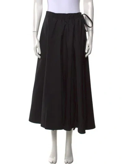 Pre-owned Yohji Yamamoto 2023 Long Skirt In Black