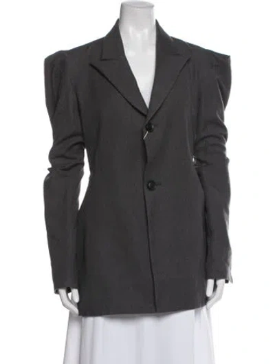 Pre-owned Yohji Yamamoto 2024 Blazer W/ Tags In Gray